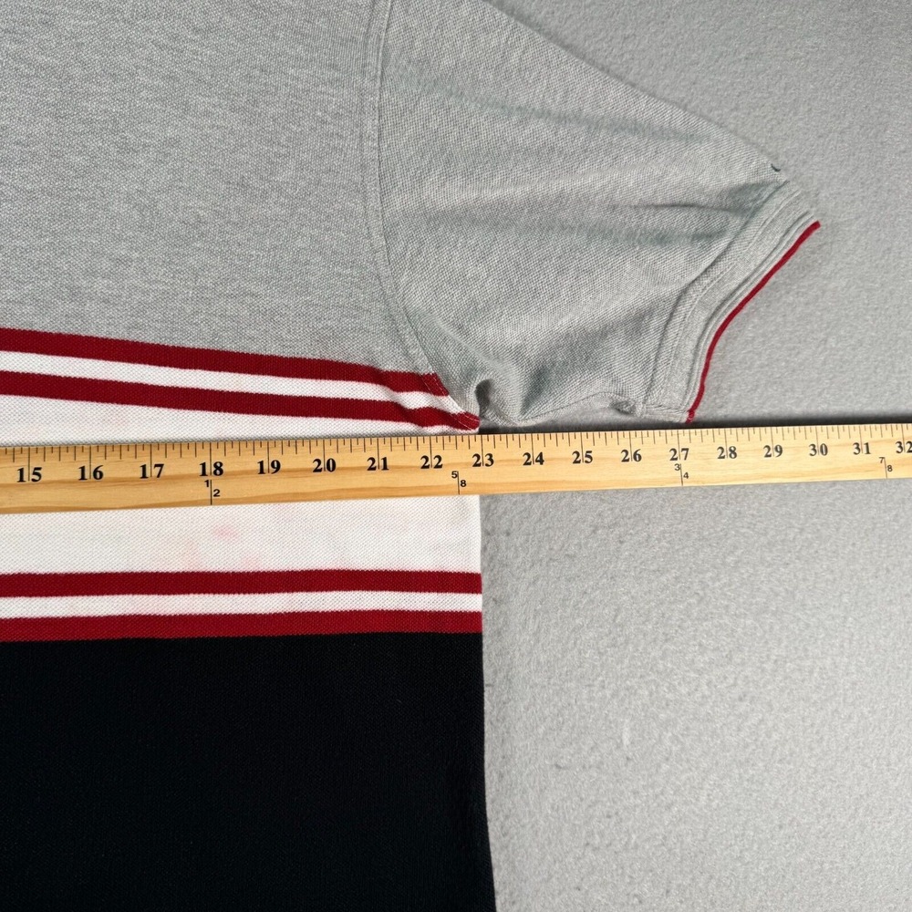 Vintage Levis‎ Polo Shirt Mens Large Multicolor Stripes Classic Golf Classic 90s - Picture 5 of 12